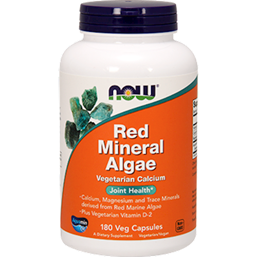 Red Mineral Algae 180 vcaps NOW N1538