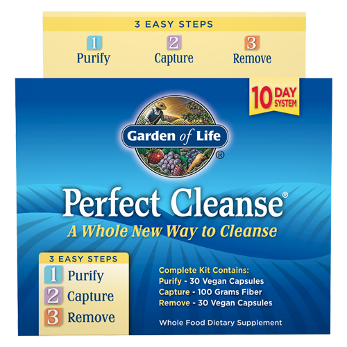 Perfect Cleanse Kit with Organic Fiber Garden of Life G12888