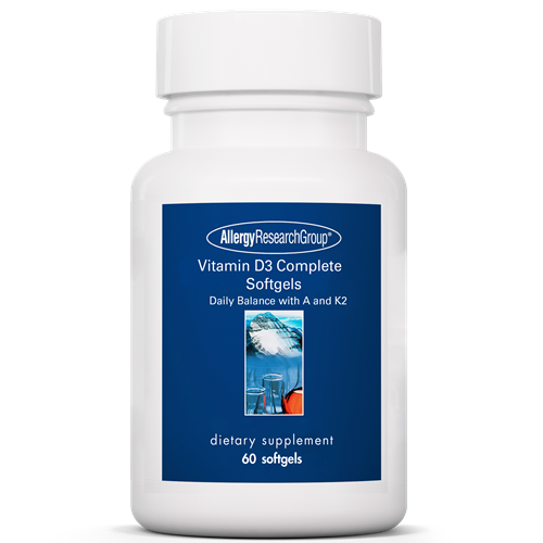 Vitamin D3 Complete 60 softgels Allergy Research Group A76381