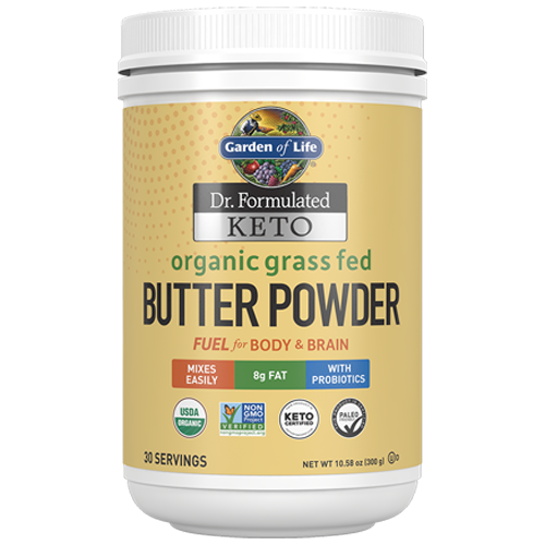 Dr. Formulated Keto Organic Grass Fed Butter Powder Garden of Life G24461