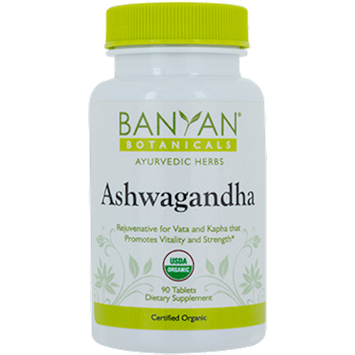 Ashwagandha (Organic) 90 tabs Banyan Botanicals ASHW7