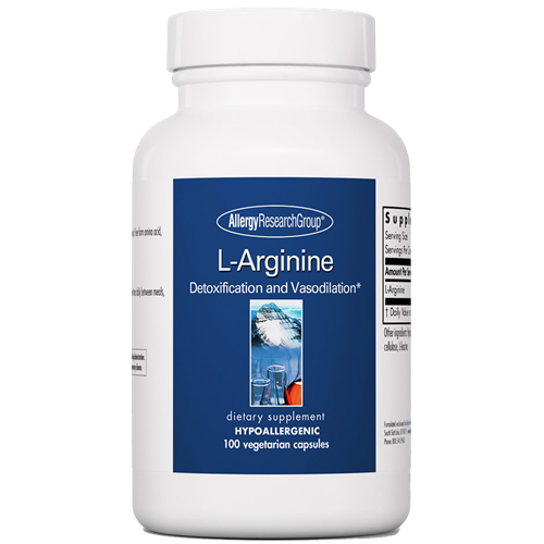 L-Arginine 500 mg 100 caps     Allergy Research Group ARGI2