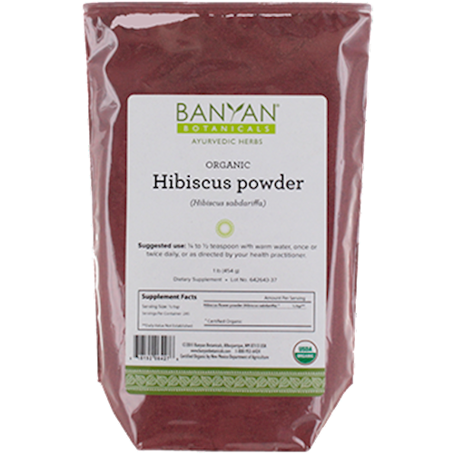 Hibiscus Powder Organic 1 lb Banyan Botanicals B64276