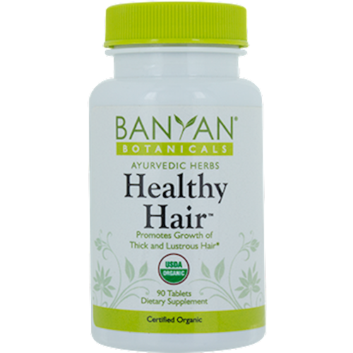 Healthy Hair, Organic 90 tabs Banyan Botanicals HEA30