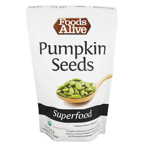 Organic Pumpkin Seeds Foods Alive F10006