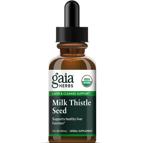 Milk Thistle Seed Low Alcohol Gaia Herbs MILK9