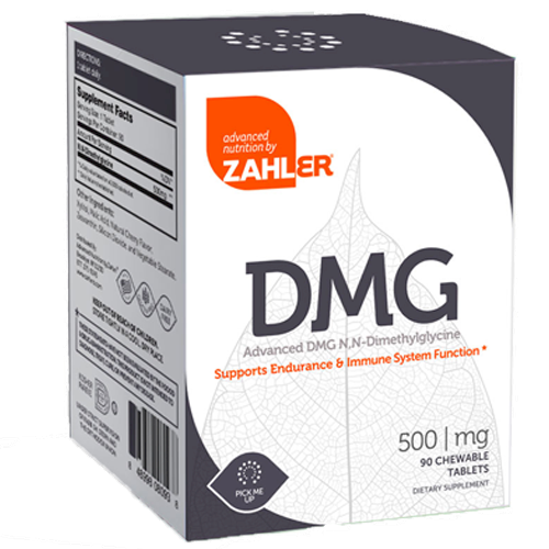 DMG 500 mg 90 chew tabs Advanced Nutrition by Zahler Z08093