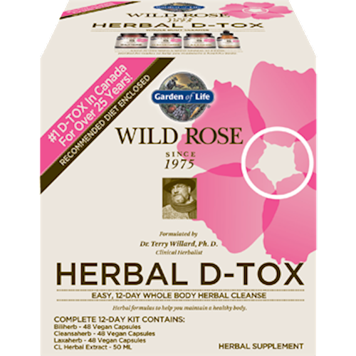 Wild Rose Herbal D-Tox Garden of Life G16671