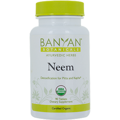 Neem, Organic  90 tabs Banyan Botanicals NEEM4
