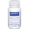 Manganese (aspartate/citrate) Pure Encapsulations MAN12