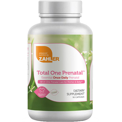 Total One Prenatal 90 caps Advanced Nutrition by Zahler Z08086
