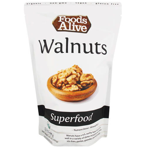 Organic Walnuts Foods Alive F80418