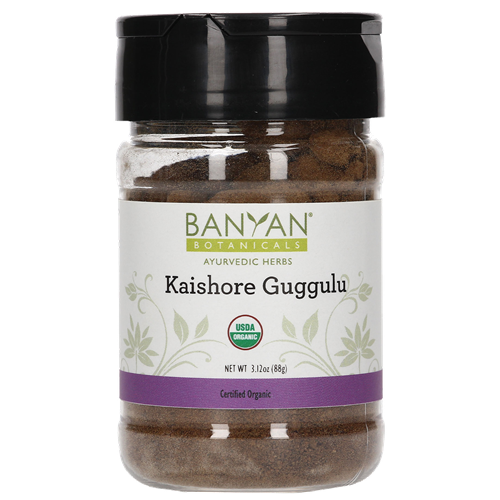 Kaishore Guggulu Spice Jar 3.12 oz Banyan Botanicals B7863