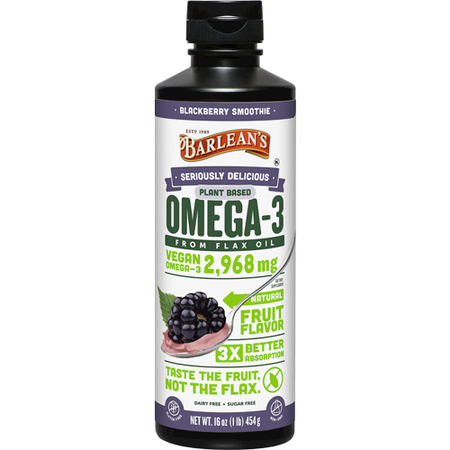 Omega-3 Vegan Bl Smoothie 29 serv Barlean's Organic Oils BE16B