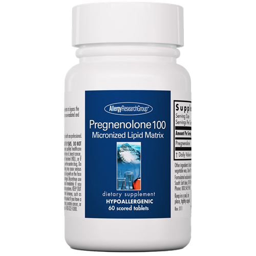 Pregnenolone 100 mg 60 tabs Allergy Research Group PREG11