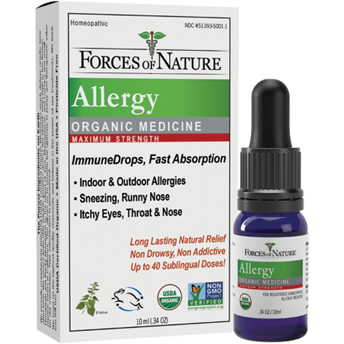Allergy Maximum Strength Org .34 oz Forces of Nature F43130