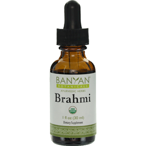 Brahmi Liquid Extract, Organic 1 oz Banyan Botanicals B25710