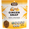 Organic Ginger Snap Snack Crackers Foods Alive F1041