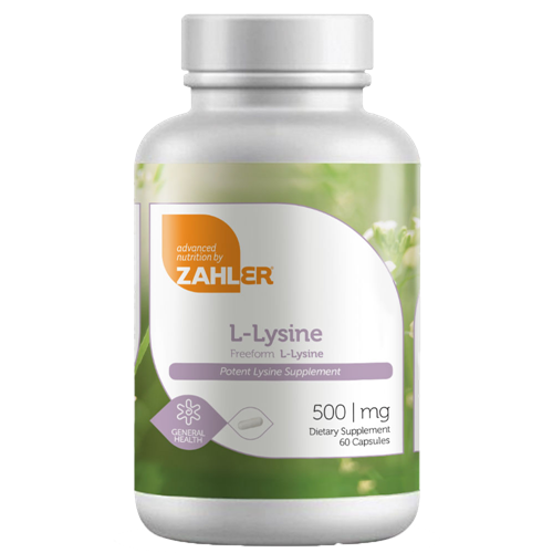L-Lysine 60 caps Advanced Nutrition by Zahler Z08123