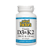 Vitamin D3 & K2 Natural Factors N12926