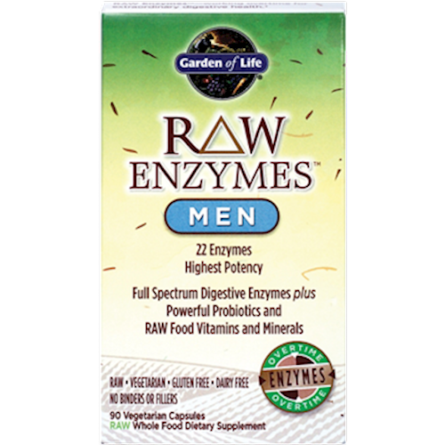 RAW Enzymes Men Garden of Life G15612