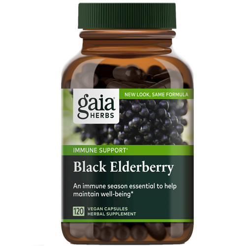 Black Elderberry 120 vegan caps Gaia Herbs G38120