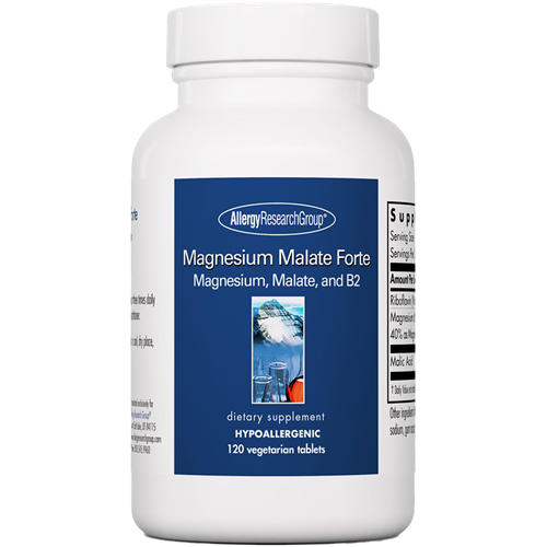Magnesium Malate Forte 120 tabs Allergy Research Group MAG10