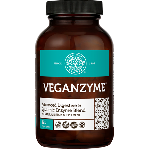 Veganzyme - Advanced Digestive and Systemic Enzyme Blend Capsules Global Healing GLH393