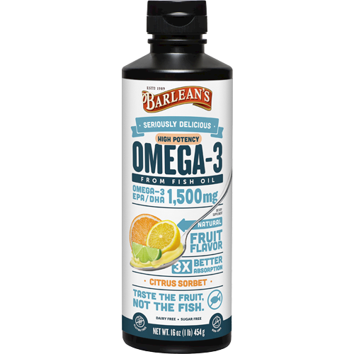 High Pot Omega-3 Citrus Sorbet 29 serv Barlean's Organic Oils B00293