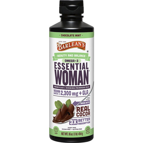 Essential Woman Chocolate Mint 16 oz Barlean's Organic Oils B00284