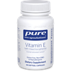 Vitamin E (Natural) Pure Encapsulations ECA18