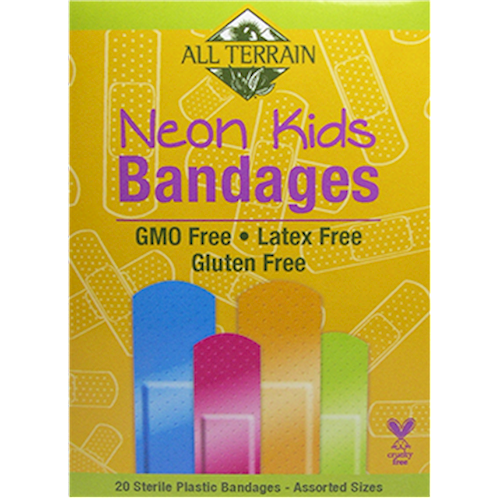 Kids Neon Bandages 20 pc All Terrain AT5002