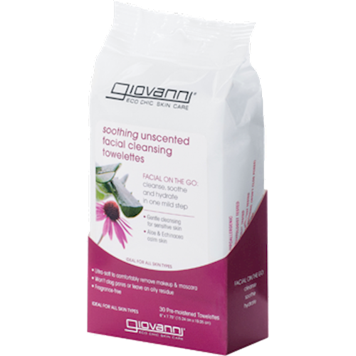 Soothing Unscented Facial Wipes
Giovanni Cosmetics G83491