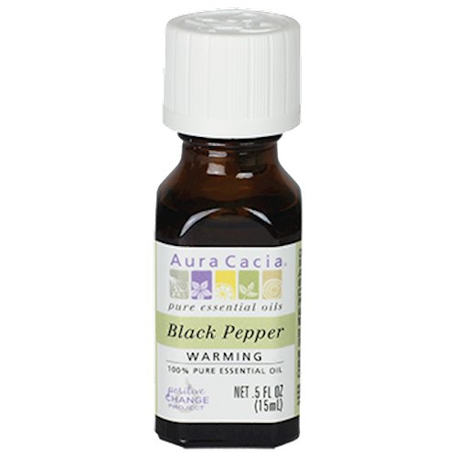Black Pepper Essential Oil .5 fl oz Aura Cacia A12208