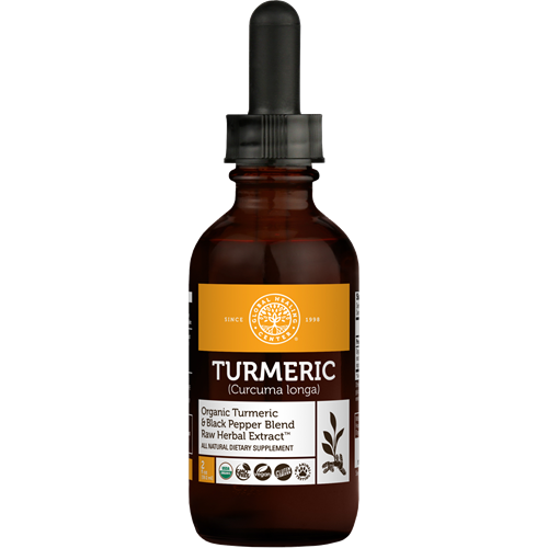 Turmeric and Black Pepper Liquid Raw Herbal Extract Global Healing GLH300