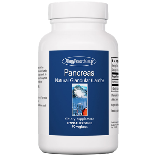 Pancreas Lamb  425 mg 90 vcaps Allergy Research Group LAMB