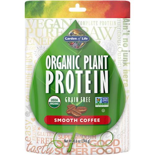 Organic Plant Protein Smooth Coffee Garden of Life G18057