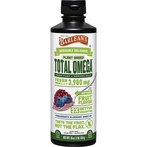 Total Omega Pome/Blueberry Swirl 29 serv Barlean's Organic Oils TOVS
