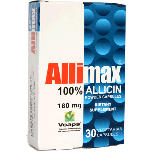 Allimax 180 mg 30 vegcaps Allimax International Limited A00260