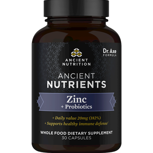 Zinc + Probiotics 30 caps Ancient Nutrition DA5265