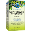 Sunflower Vitamin E 400IU Whole Earth and Sea - Natural Factors W55139