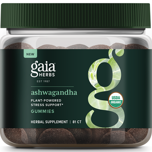 Ashwagandha Gummies 81 ct Gaia Herbs G2105