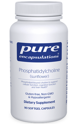 Phosphatidylcholine 90 softgels Pure Encapsulations P86669