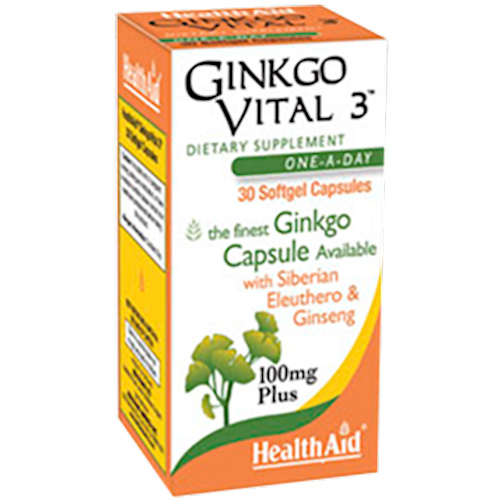 Ginkgo Vital 3 Health Aid America HA6005
