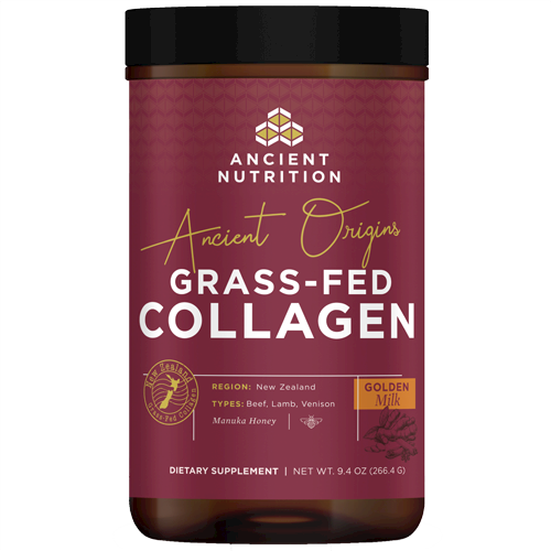 Grass-Fed Collagen Golden Milk 18 serv Ancient Nutrition DA4923