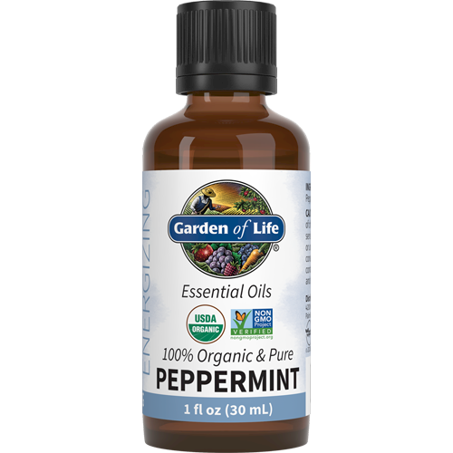 Peppermint Essential Oil Organic Garden of Life G22931