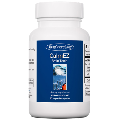 CalmEz Brain Tonic 30 vegcaps Allergy Research Group A72007