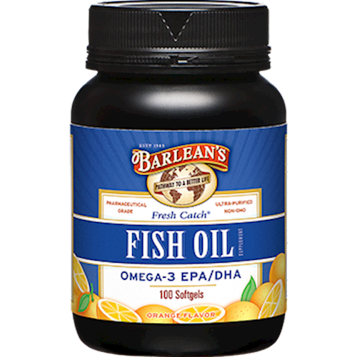 Fresh Catch Fish Oil  100 gels Barlean's Organic Oils FISH8