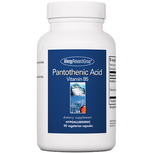 Pantothenic Acid 500 mg 90 caps Allergy Research Group PANTO