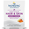 Zero Sugar Hair & Skin Gummy Chews Nordic Naturals N01666